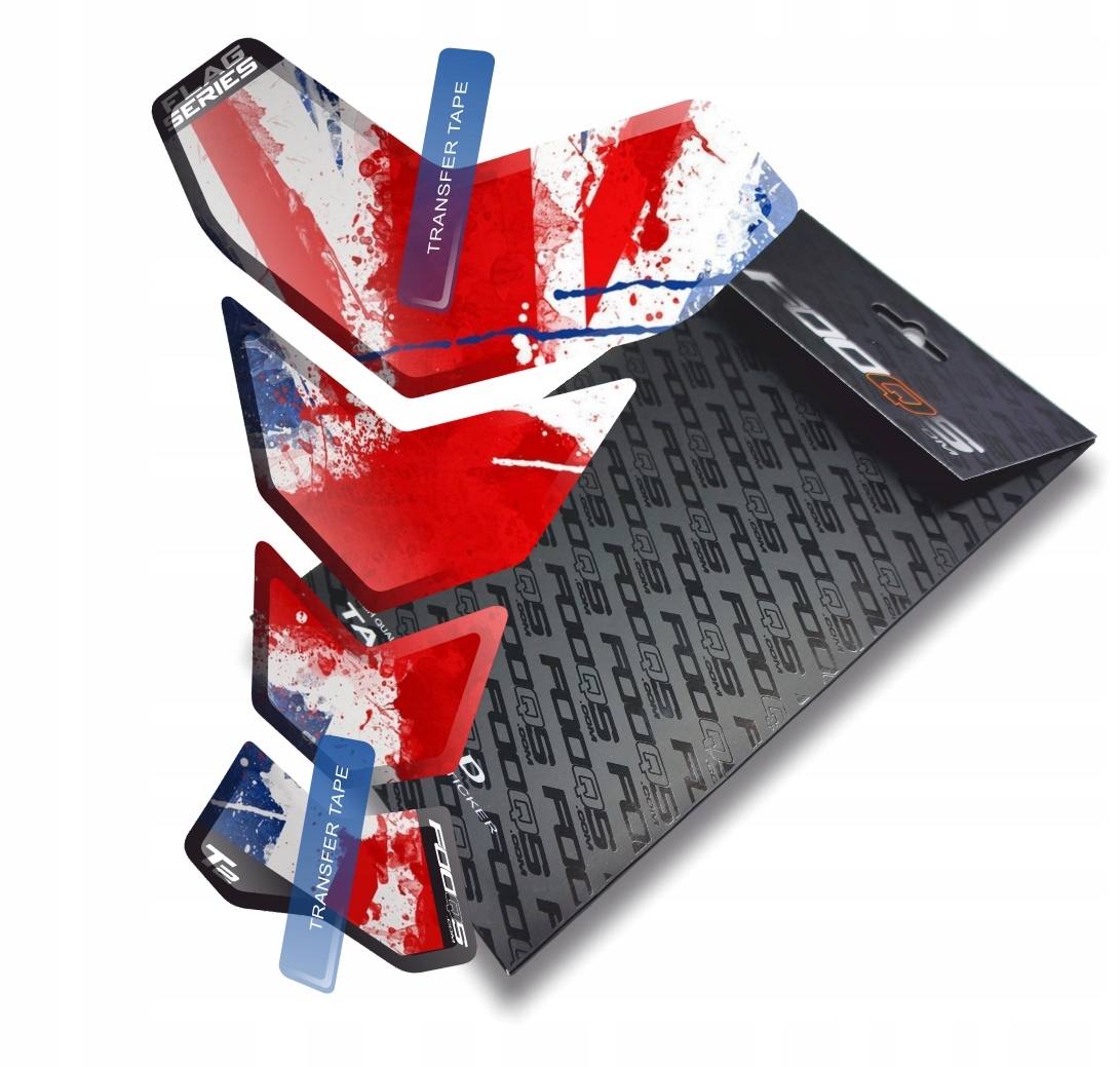 Tankpad od firmy Fooqs, univerzální nálepka na nádrž, vlajka 003