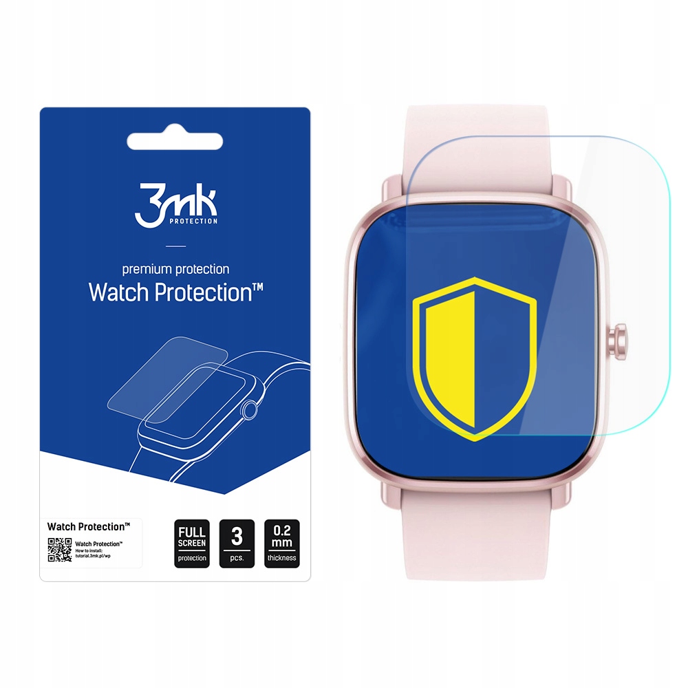 3MK Folia Ochronna Arc Do Amazfit Gts 2 Mini Ochrona Ekranu Matowa