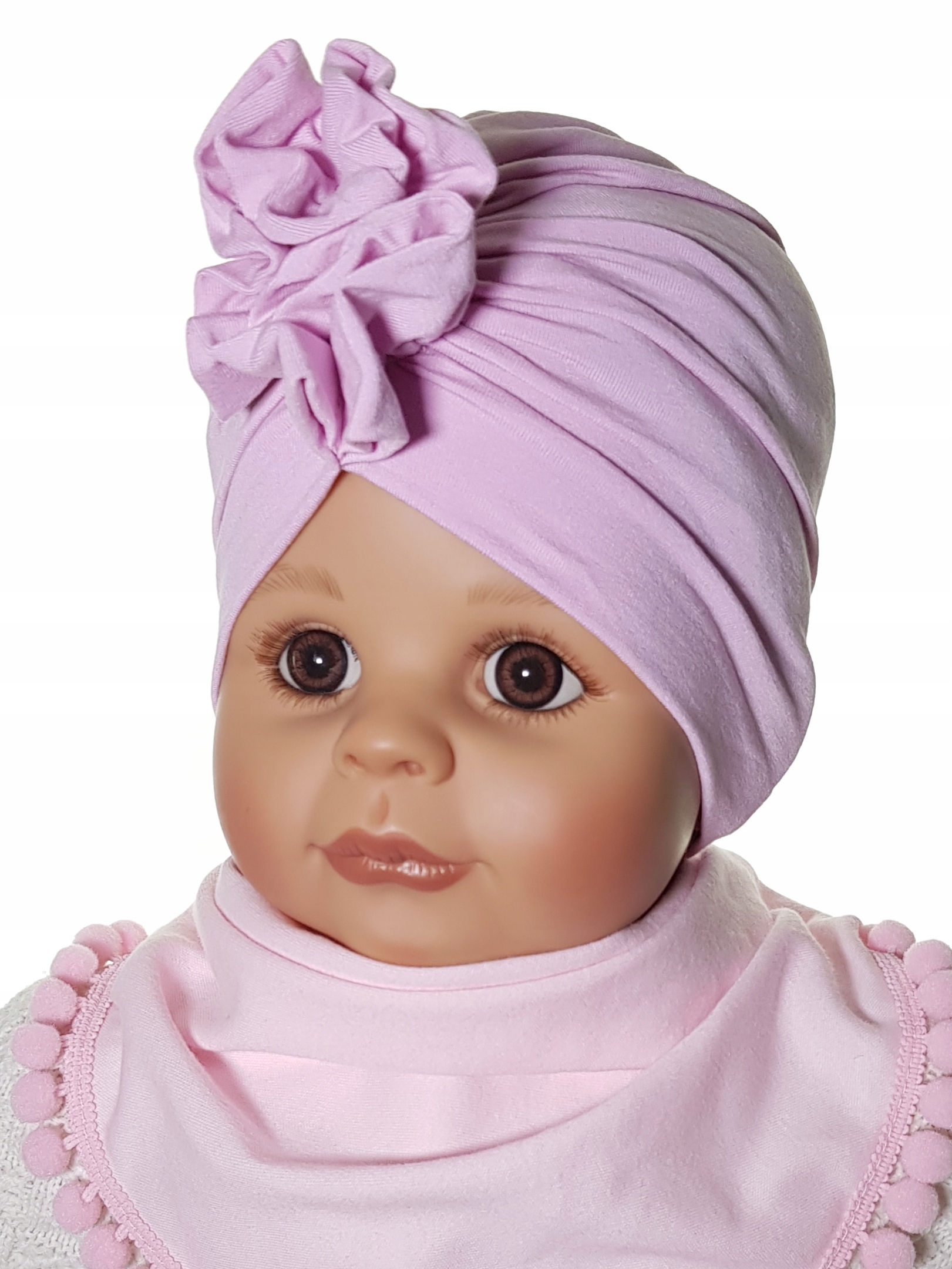 

Polski Komplet Czapka Turban Chustka 0-9M-C 5KOLOR