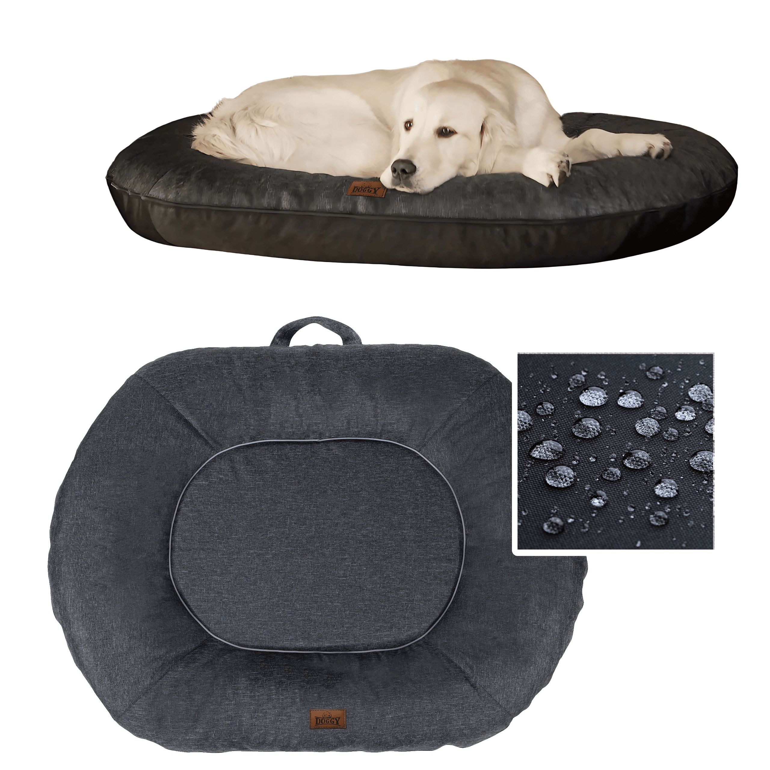 Levně Pelíšek pro psa Odnímatelný potah voděodolná kotec XXL 119 x 99 cm