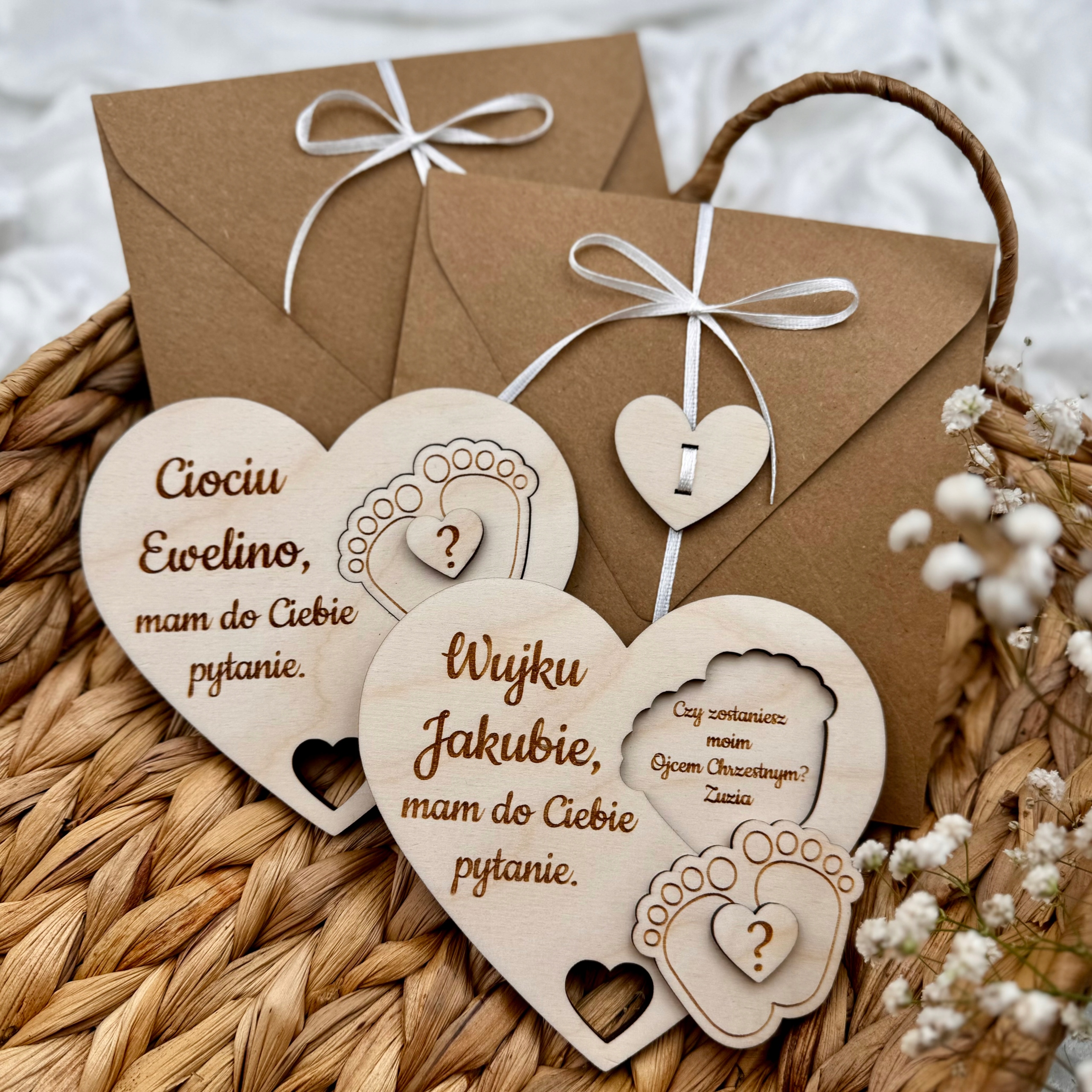 PROŚBA do CHRZESTNYCH o bycie CHRZESTNYM Czy zostaniesz moim MOJĄ CHRZESTNĄ Marka bez marki