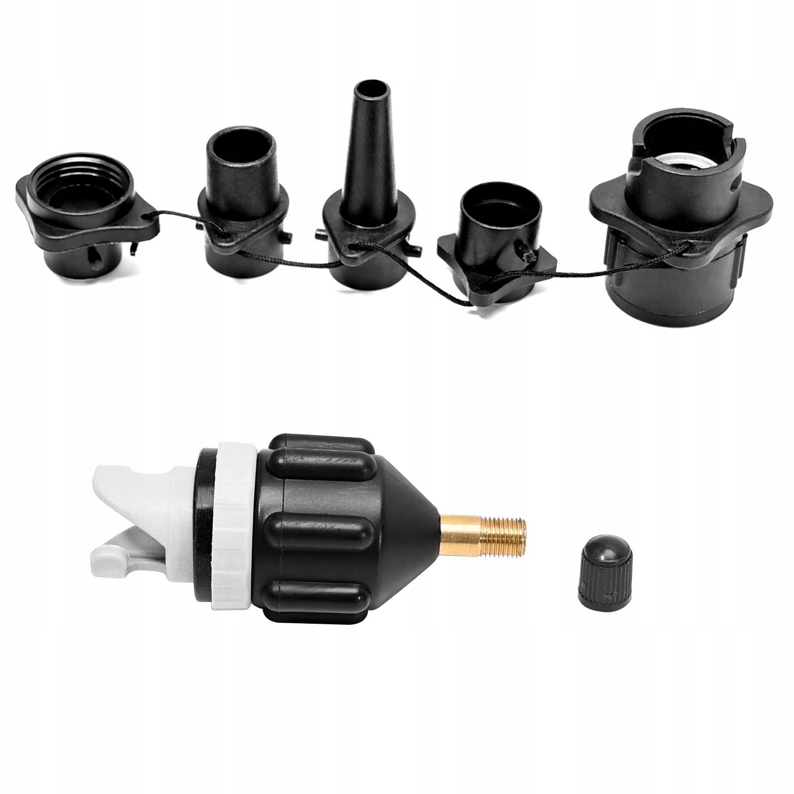 Adapter Do Pompowania Deski Sup Przejściówka Z 4 Dyszą 6szt