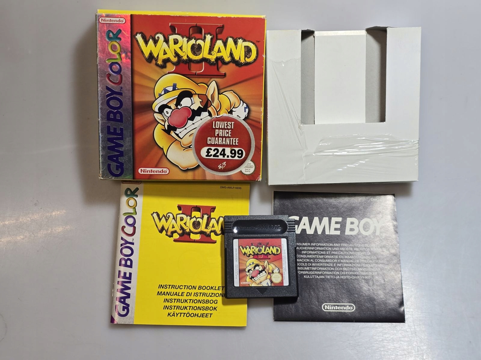 WARIOLAND II BOX KPL GAME BOY COLOR