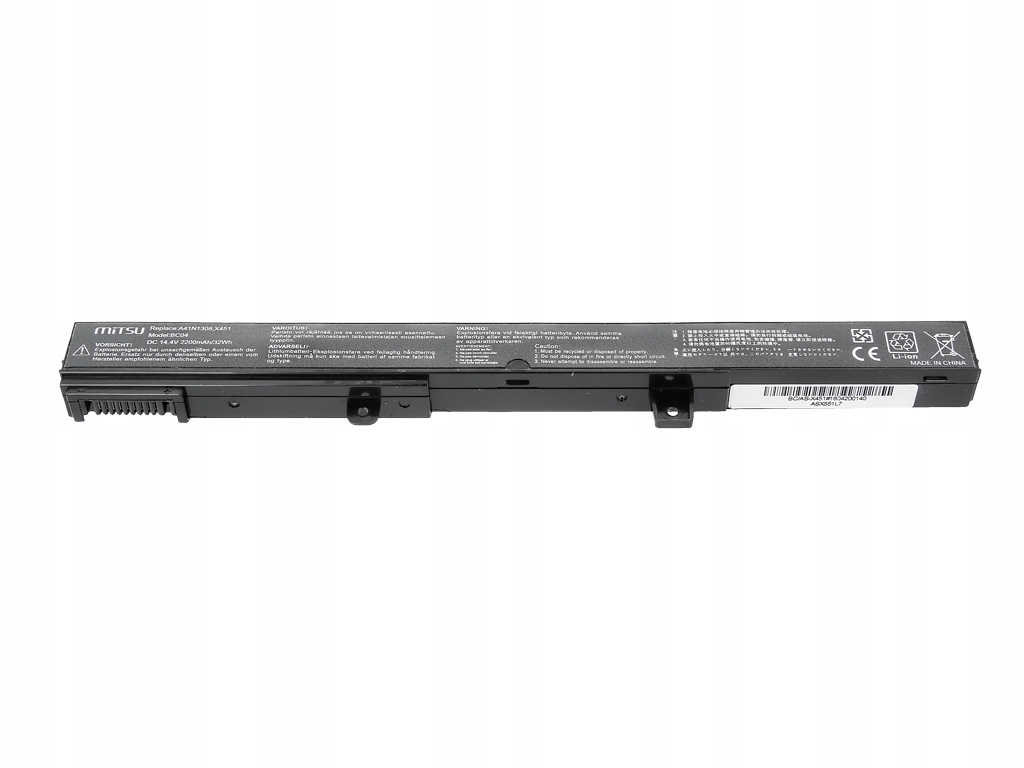 Bateria Mitsu do Asus X451 X551 (2200mAh)