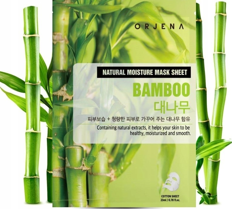 ORJENA Maska Ekstrakt z Bambusa ROZŚWIETLAJĄCA