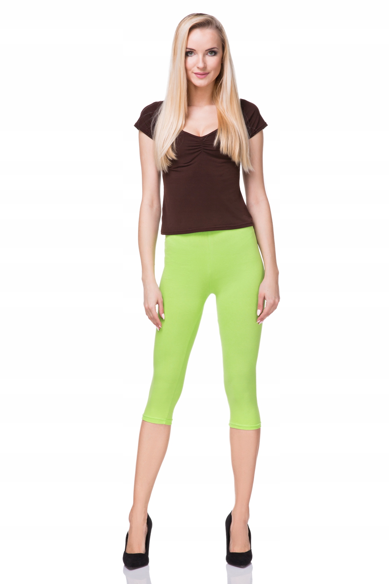 

Legginsy 3/4 Elastyczne Getry Na Lato -6XL