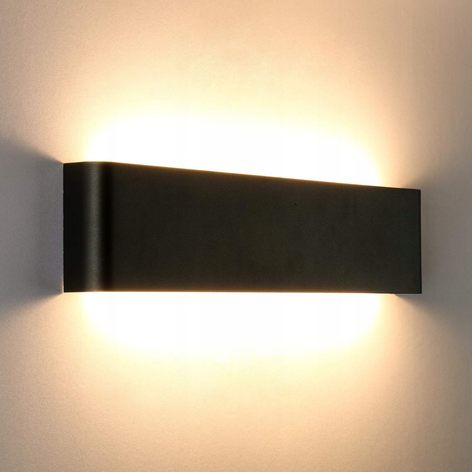 LIGHTESS Lampa Ścienna LED 18W Czarna 40CM Do Salonu i Sypialni IP44 — miniatura 4