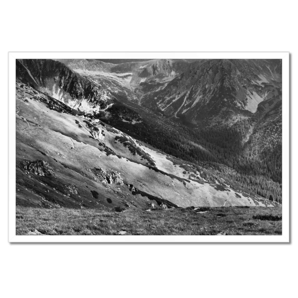 Plakáty v rámu 60x40 Tatry Polské hory Pohled