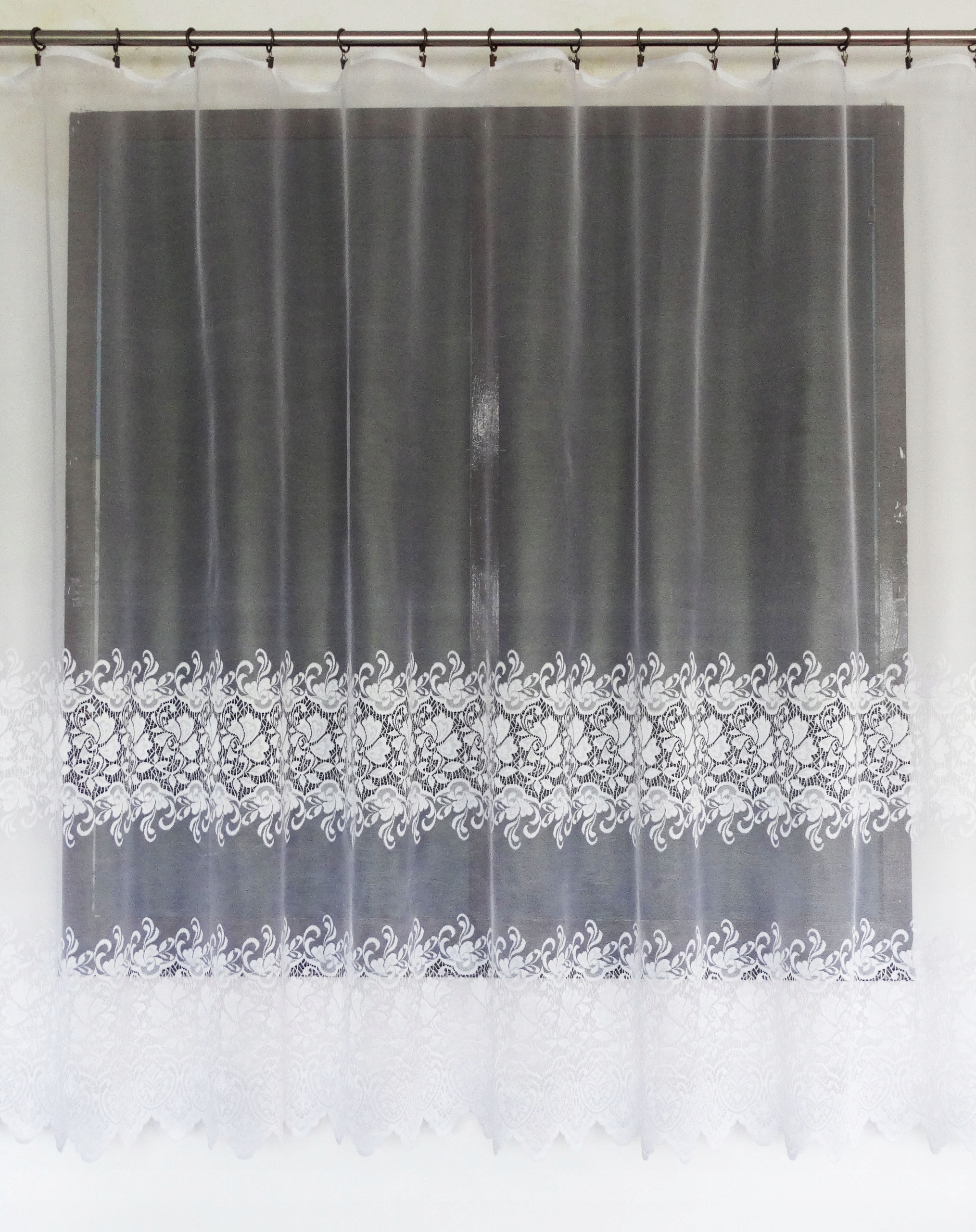 Mg Záclona 618/152 Bílá 400x180 cm Hotová S Páskou M