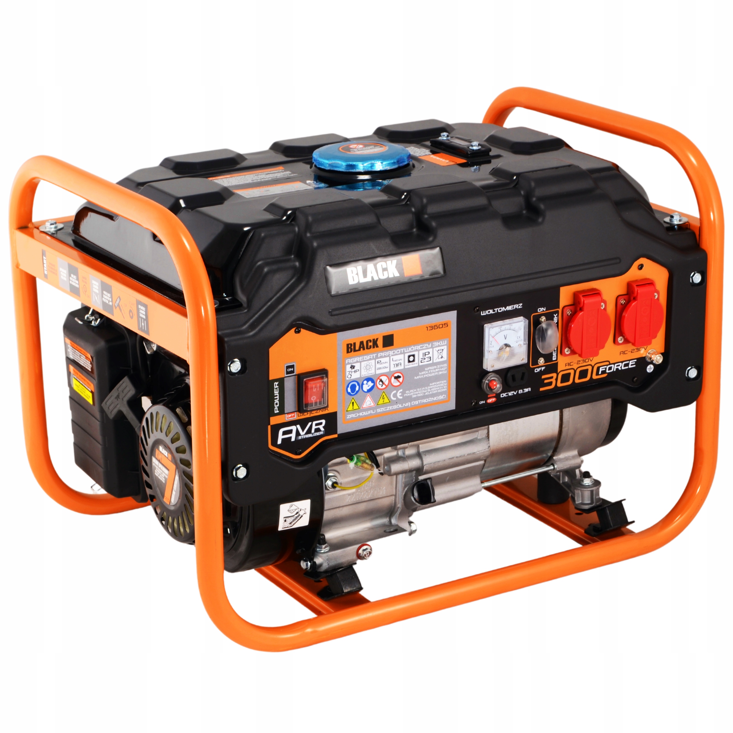 AGREGAT PRĄDOTWÓRCZY 230V 7HP 2800W AVR Marka Black