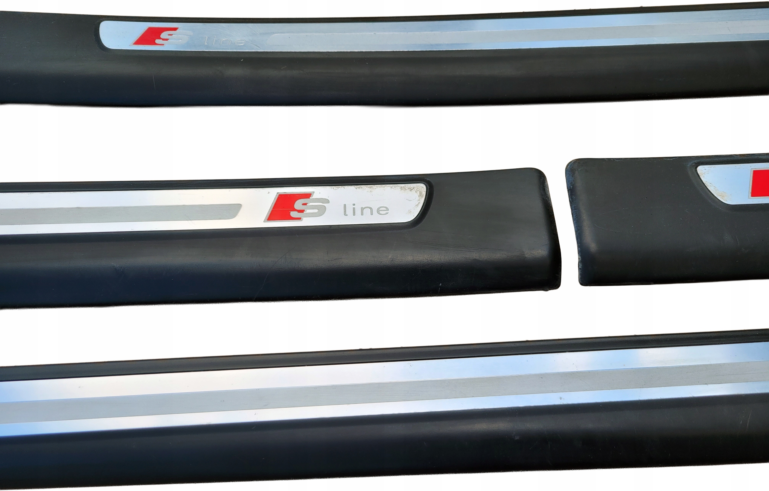 AUDI A6 C6 LIFT mouldings threshold caps lower S-LINE KOMPLET