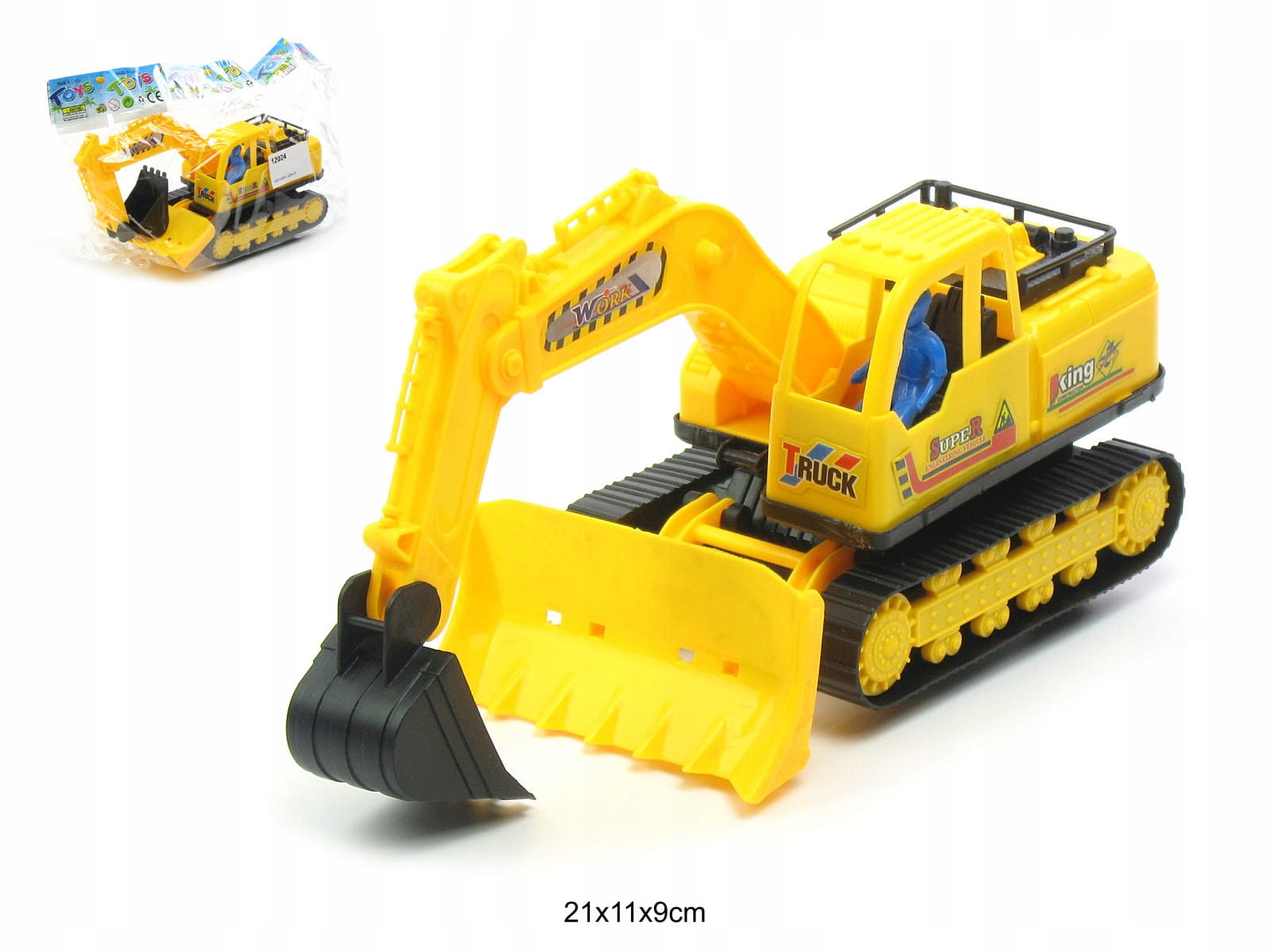 KOPARKA Fadroma Spycharka AUTO NAPĘD Łycha Zabawka Kod producenta 418