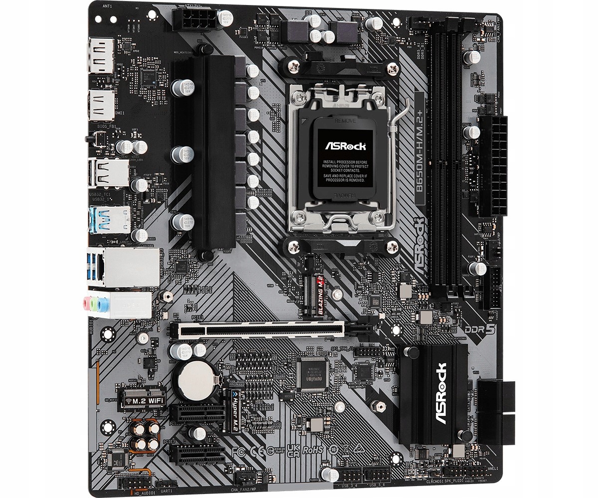 ASROCK B650M-H/M.2+ mATX AM5 DDR5 — 7