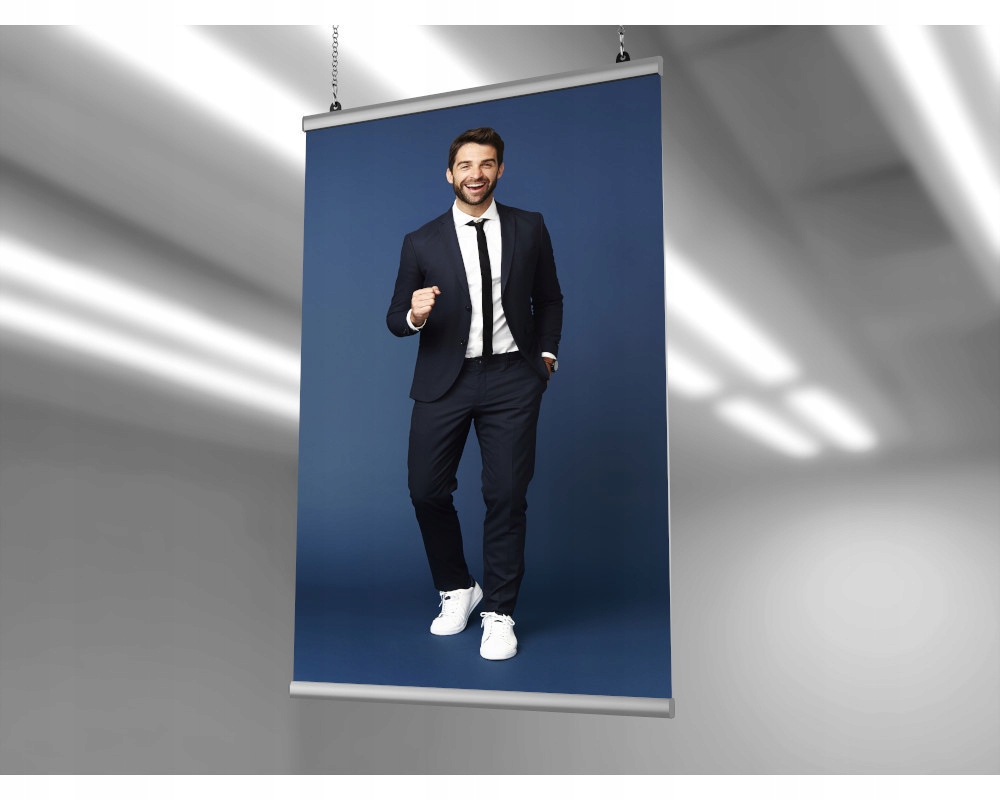 ALUMINIOWA LISTWA PLAKATOWA 120 cm Szerokość produktu 120 cm