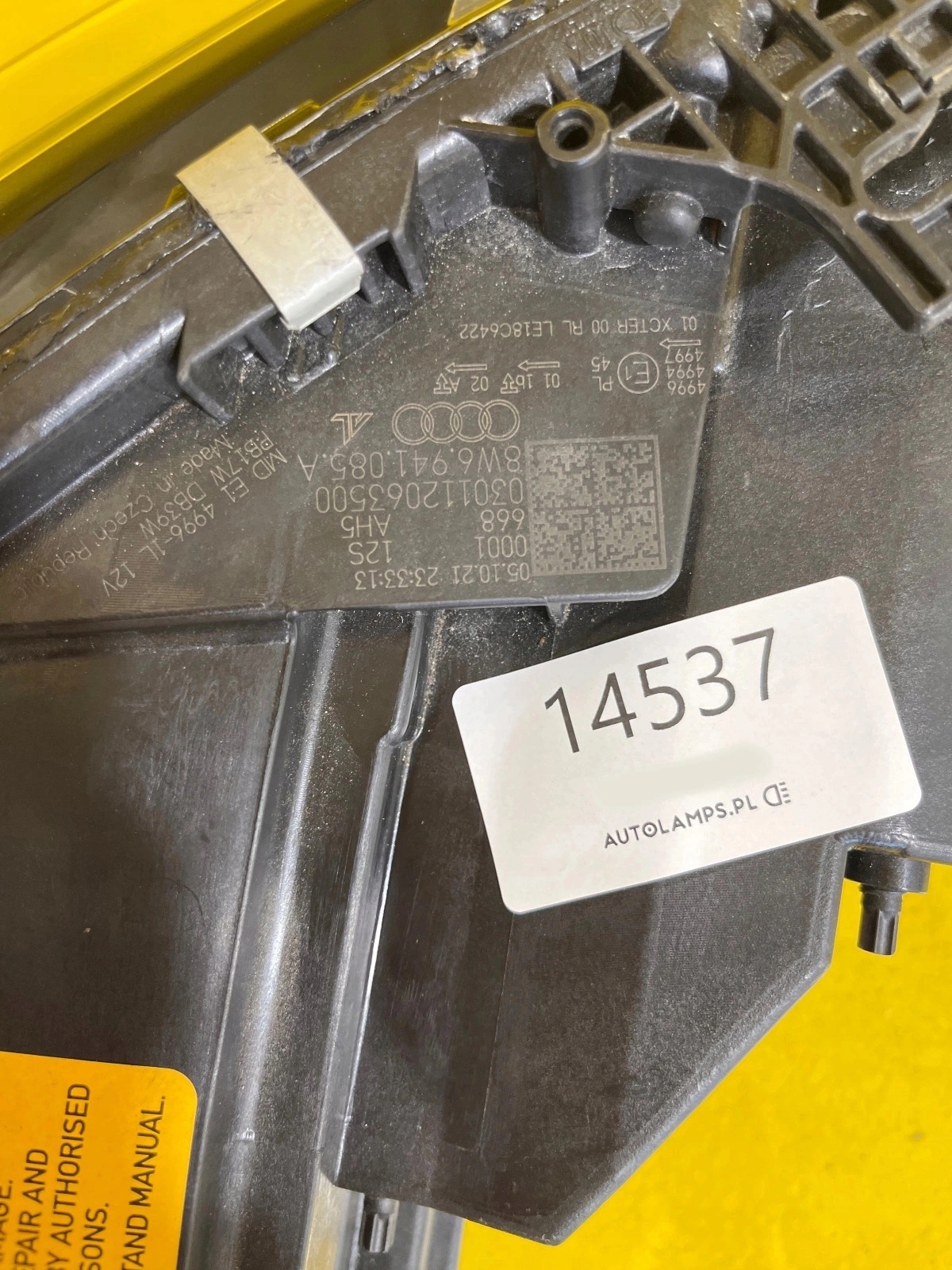 light left Audi RS5 8W6 LIFT LASER 8W6941085A