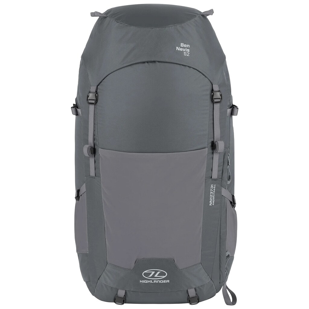 Plecak trekkingowy turystyczny Highlander Outdoor Ben Nevis 52 l Grey