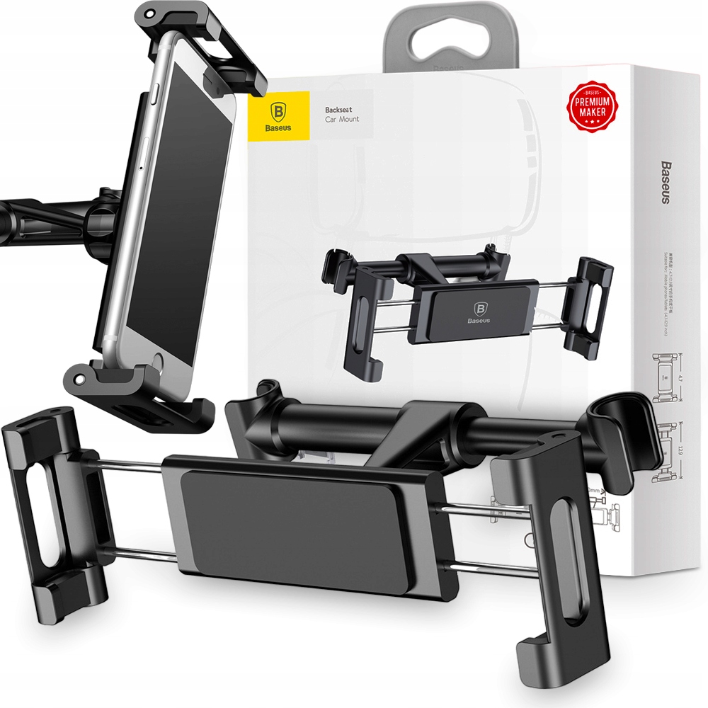 UCHWYT NA TABLET DO SAMOCHODU MONTAŻ NA ZAGŁÓWEK