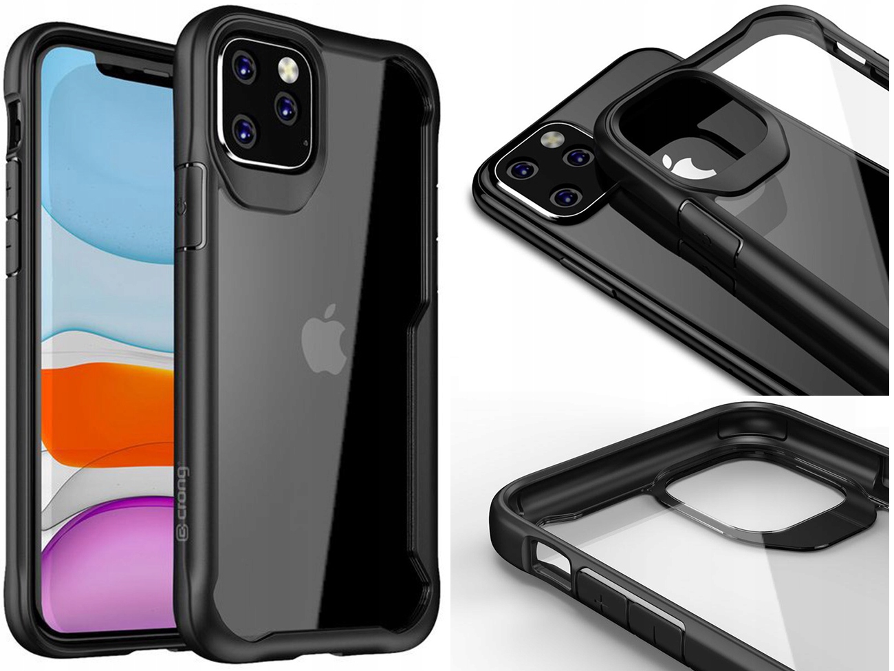 

Crong Hybrid Clear Case Etui do iPhone 11 Pro Max