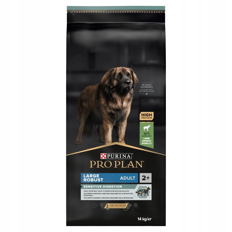 Levně Purina Pro Plan Adult Large Robust OptiDigest s jehněčím masem 14 kg