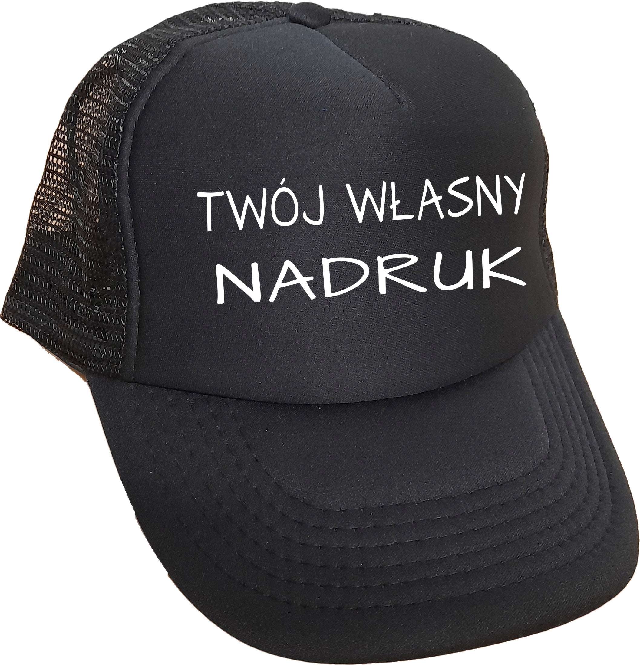 Czapka z daszkiem z WŁASNYM NADRUKIEM LOGO NAPIS