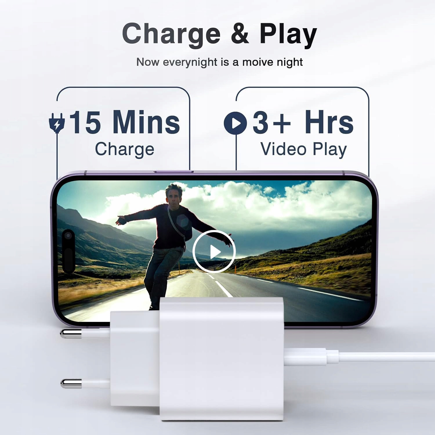 sccvee Zestaw 2 Ładowarek USB C 20W 2-Port Szybkie Ładowanie PD3.0 — miniatura 6