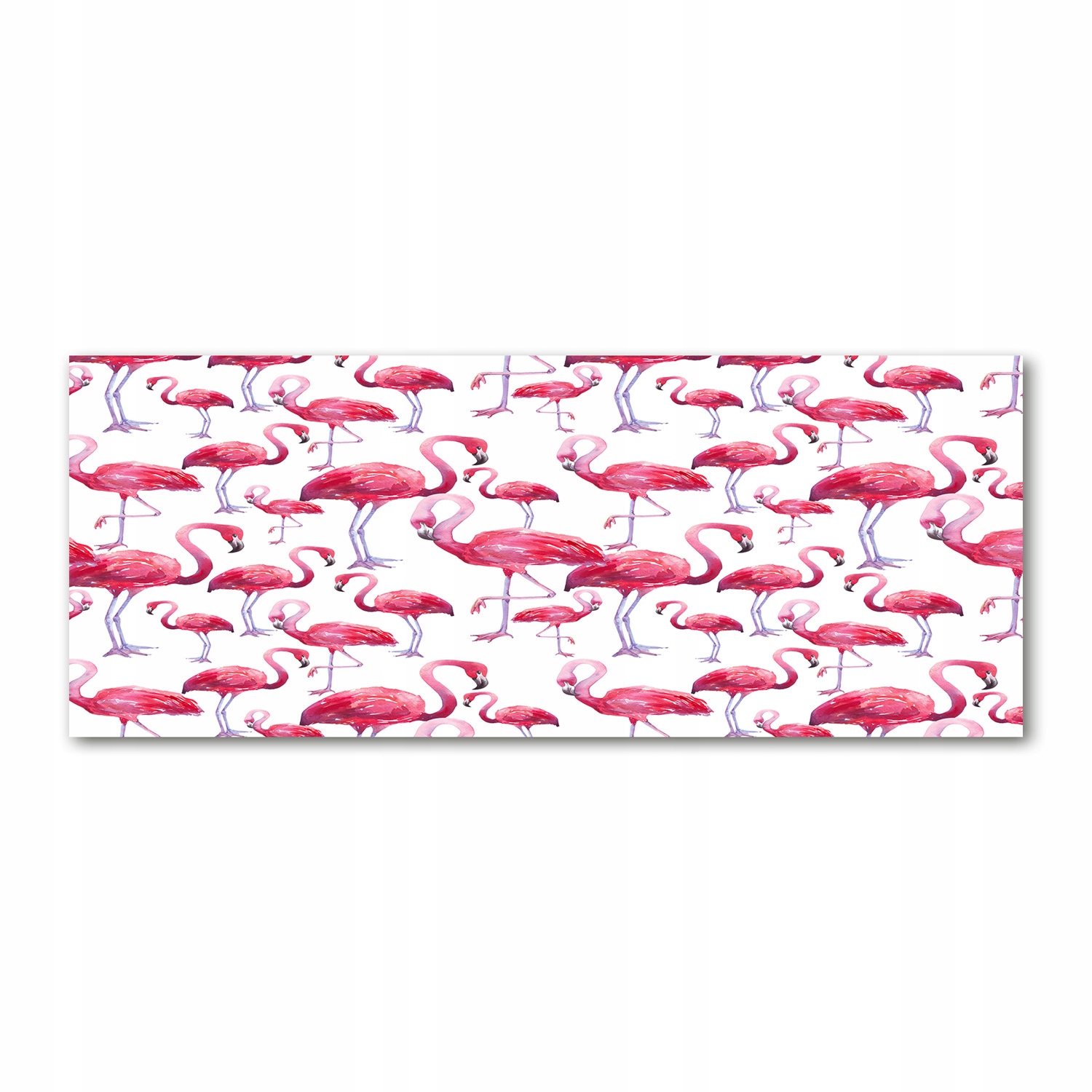 

Foto obraz na szkle akrylowym Flamingi 125x50 cm