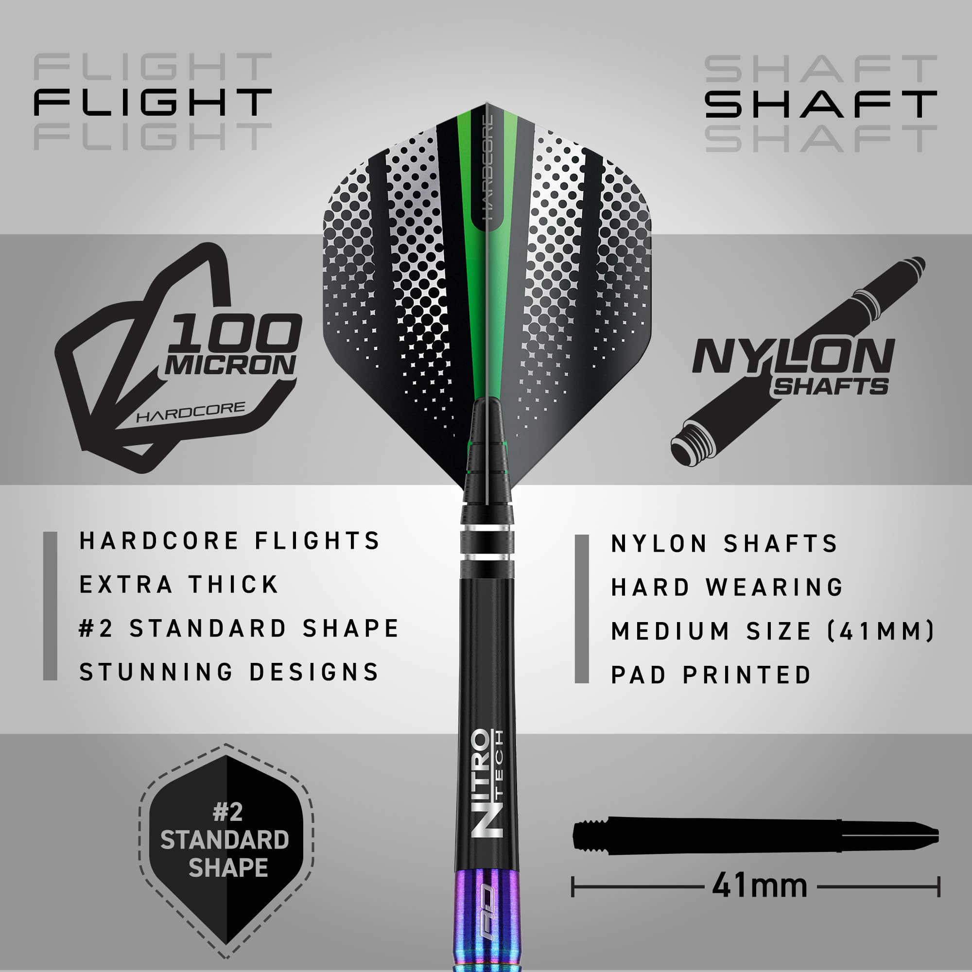 RED DRAGON Razor Edge 23g Profesjonalne Rzutki Stalowe — miniatura 3