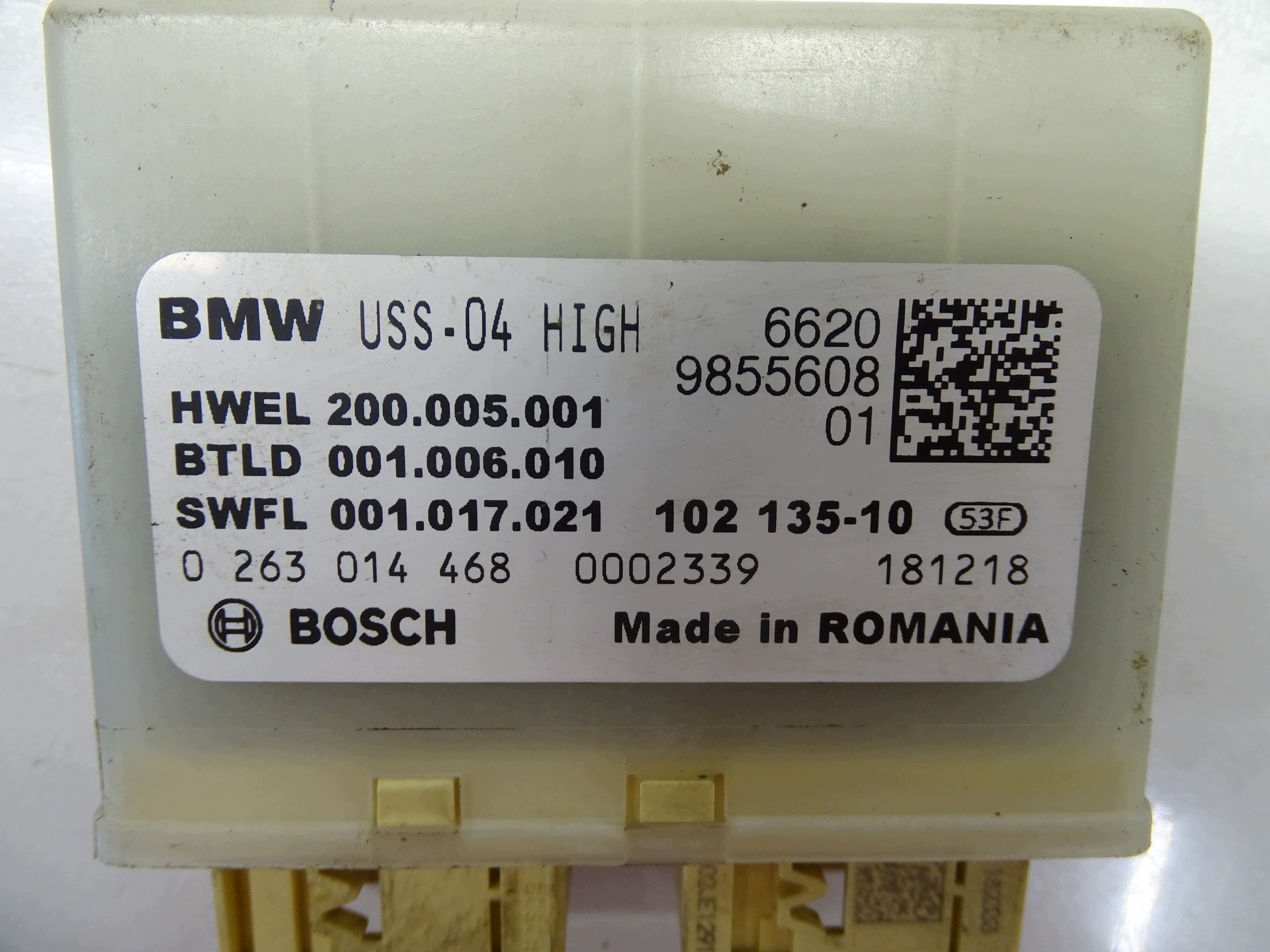 module control unit PDC BMW 3 G20 G21 9855608