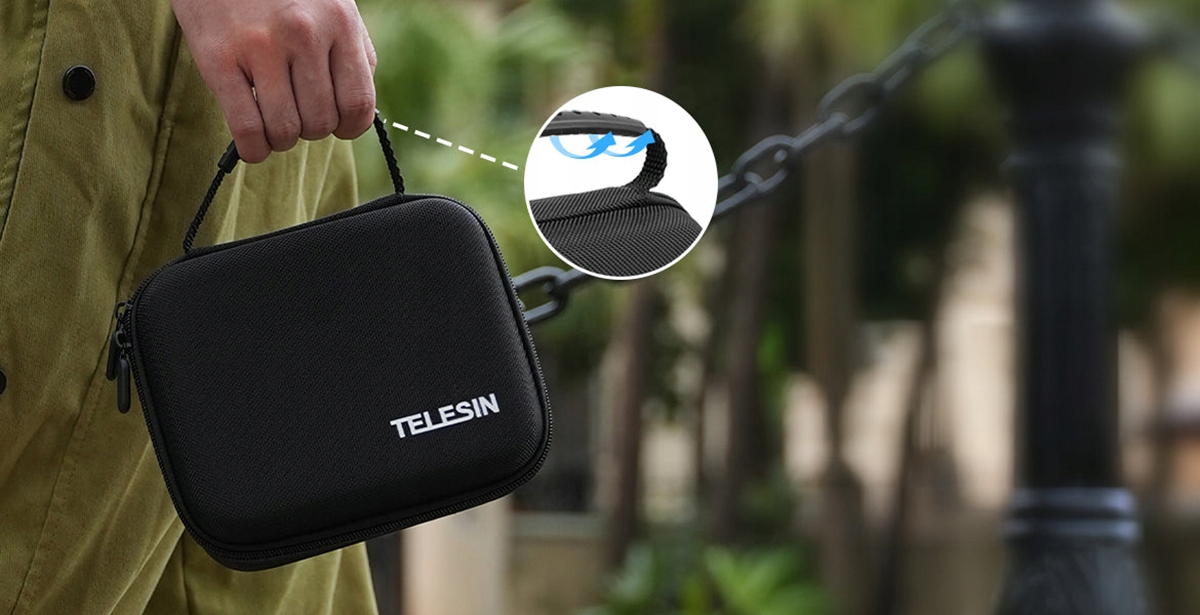 Etui ochronne do kamery DJI Osmo Pocket 3, organizer walizka torba Telesin Waga produktu z opakowaniem jednostkowym 0 kg