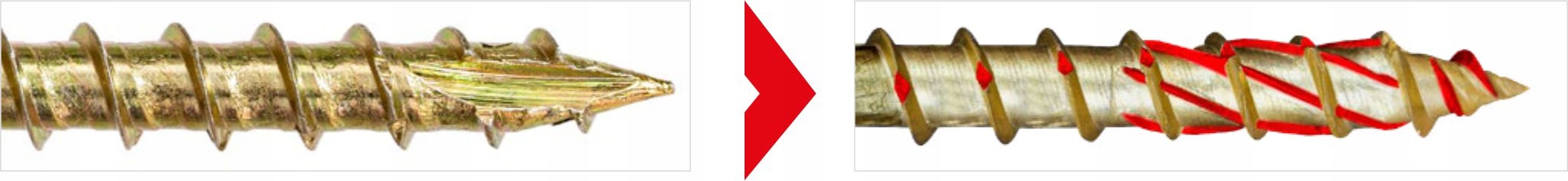 Wkręty do drewna 3x35 mm 500 szt. TORX stożkowe Klimas WKCS Średnica wkręta 3 mm