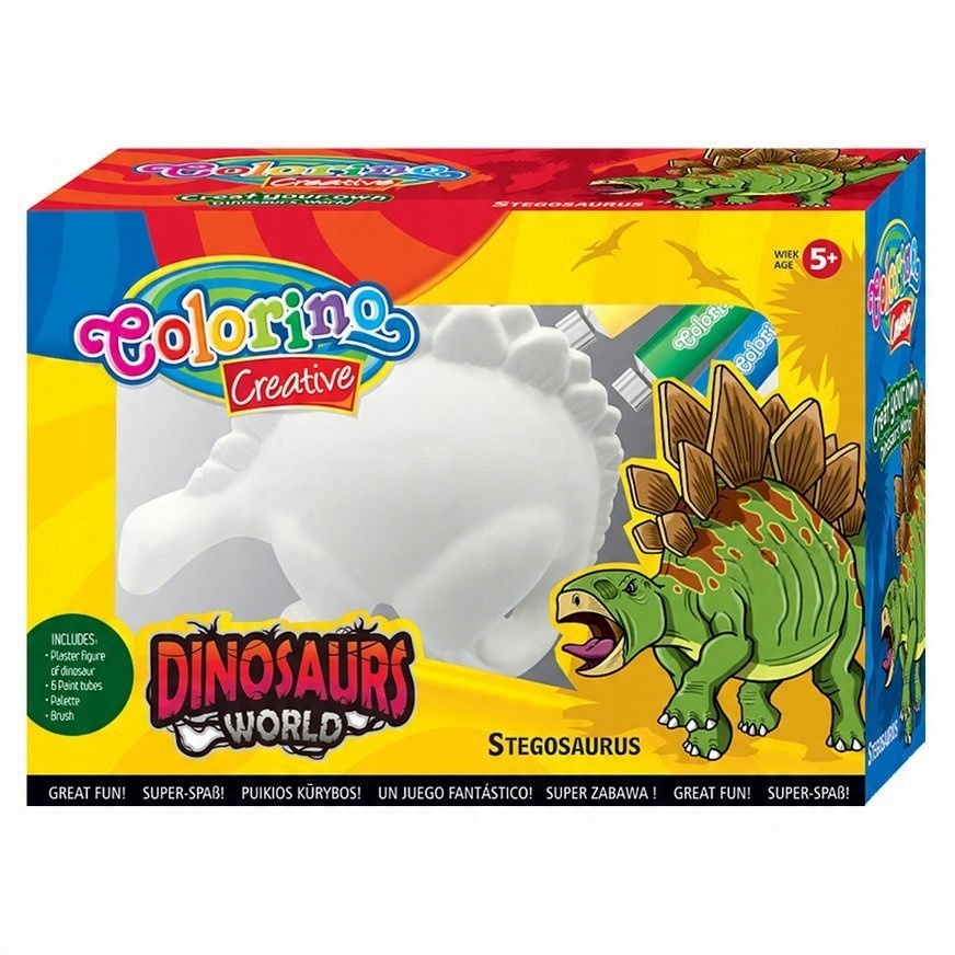 

Dinozaur Do Malowania Zrób To Sam Figurka Farbki