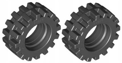

Lego Opona Ø15x6 Czarna/Black (87414/4578677) x2