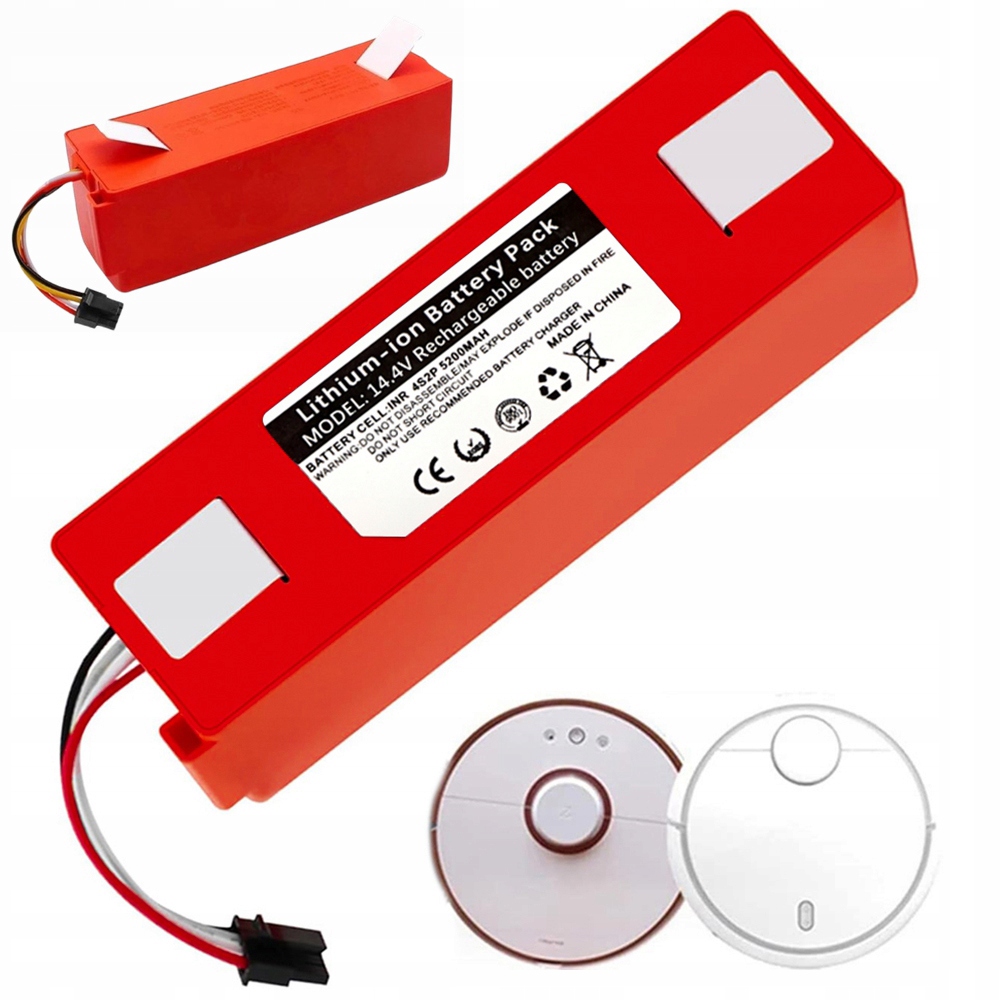 Li-ion Baterie Akumulátor Pro Roborock S50/S51/S55 5200MAH 14,4V