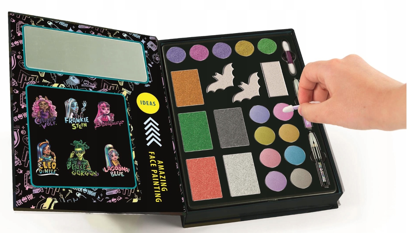 ZESTAW DO MALOWANIA TWARZY MONSTER HIGH CLEMENTONI 18788 Marka Clementoni