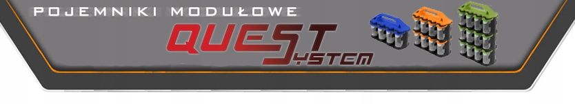 Organizer QuestSystem Q2x8 OLIWKOWY Kolor pomarańczowy