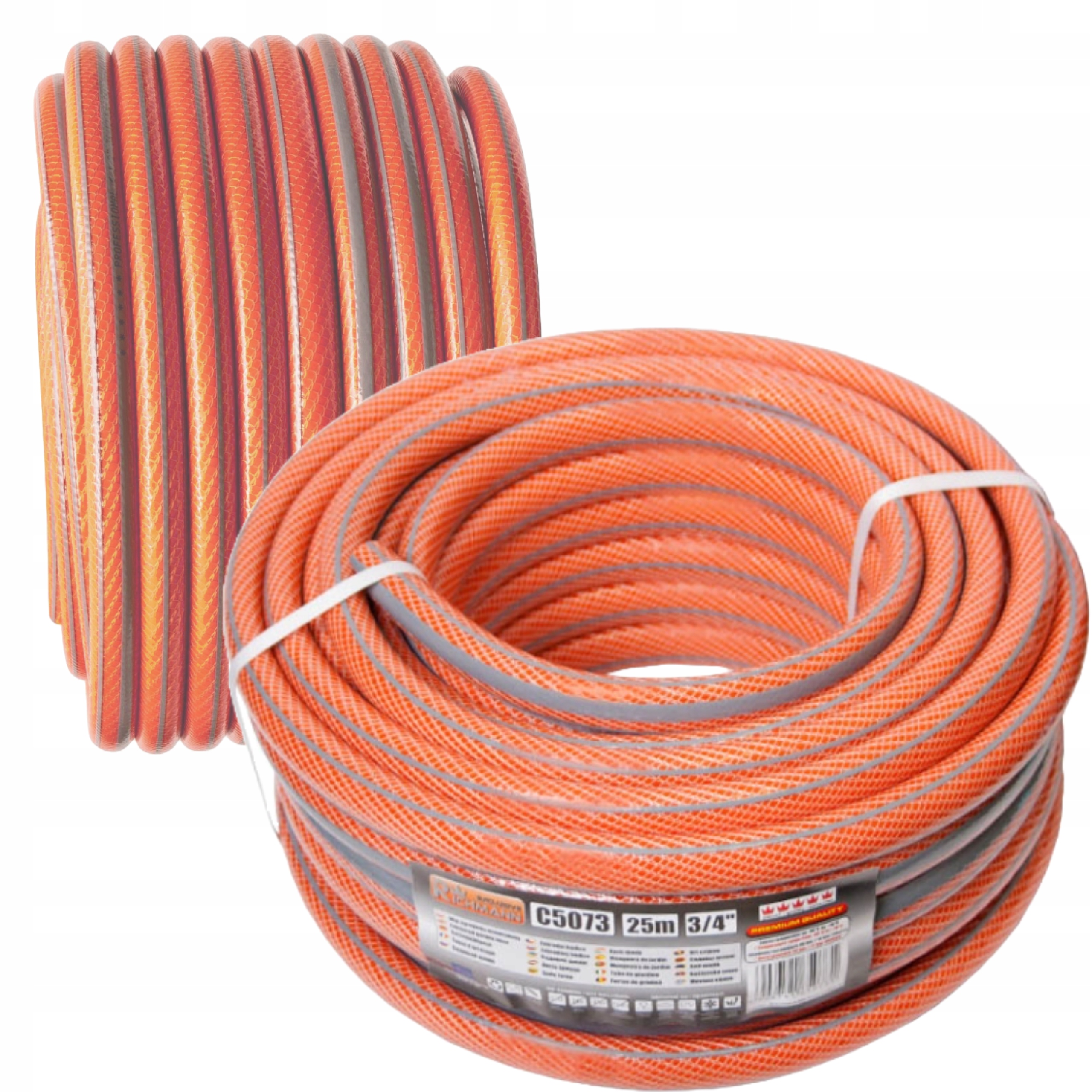 Zahradní Hadice Zesílená 4-VRSTVÁ Profesionální 3/4'' 25 M Richmann C5073