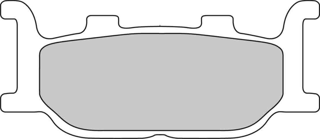 KLOCKI HAMULCOWE FERODO YAMAHA FZ6 N 2004-07 PRZÓD