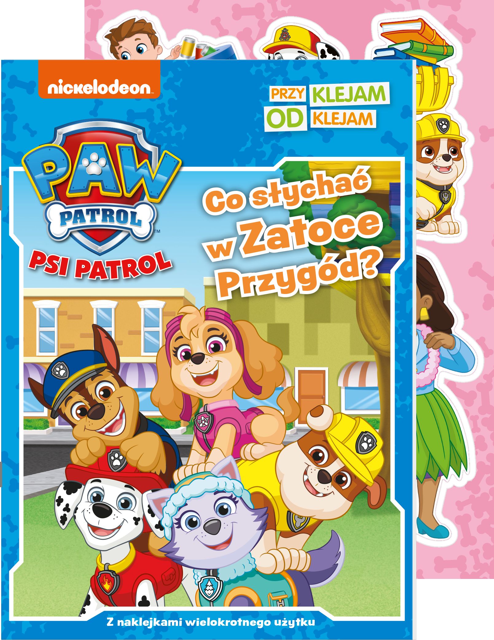 

Psi Patrol Przyklejam odklejam 3 Naklejki Zagadki