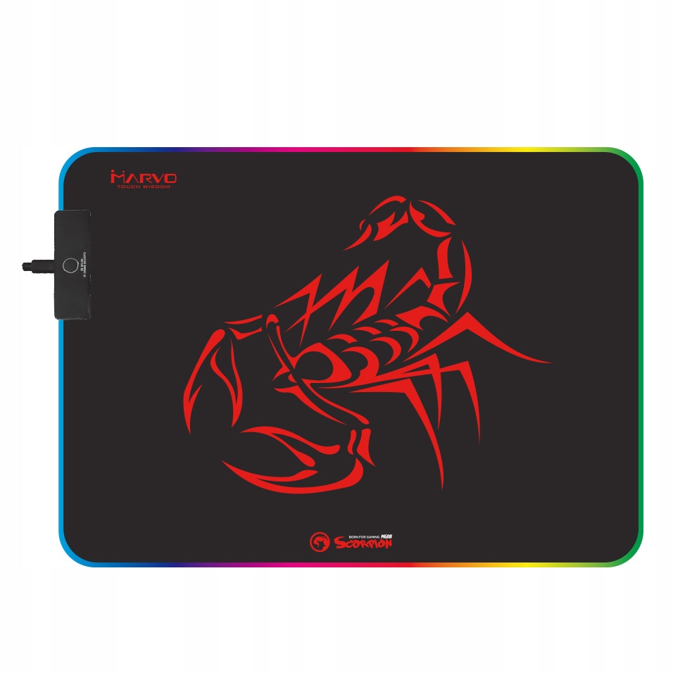 Podkładka pod mysz Marvo 25 cm x 35 cm MG8 z podświetleniem Rgb