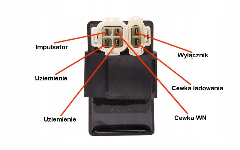 Moduł zapłonowy skuter 2T Galactic Producent WZMOTO