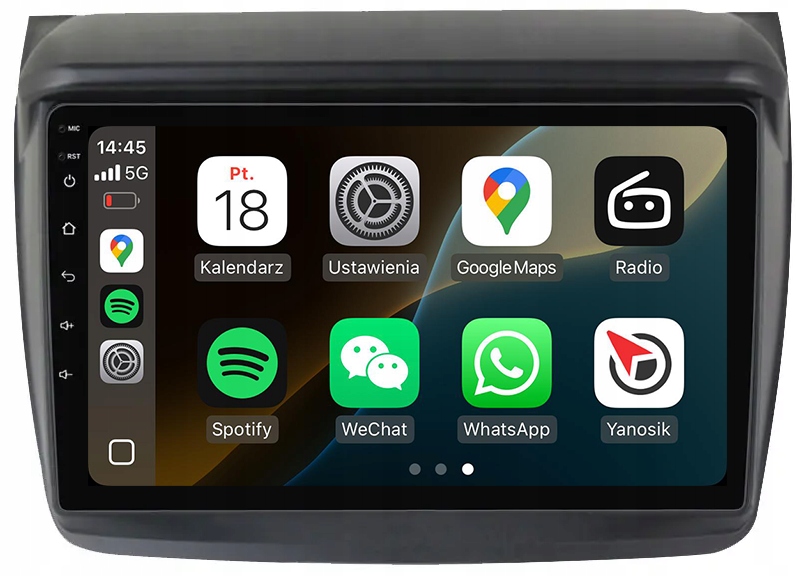 Mitsubishi L200 Android Carplay Rádio Navigace 8GB/128GB Dsp