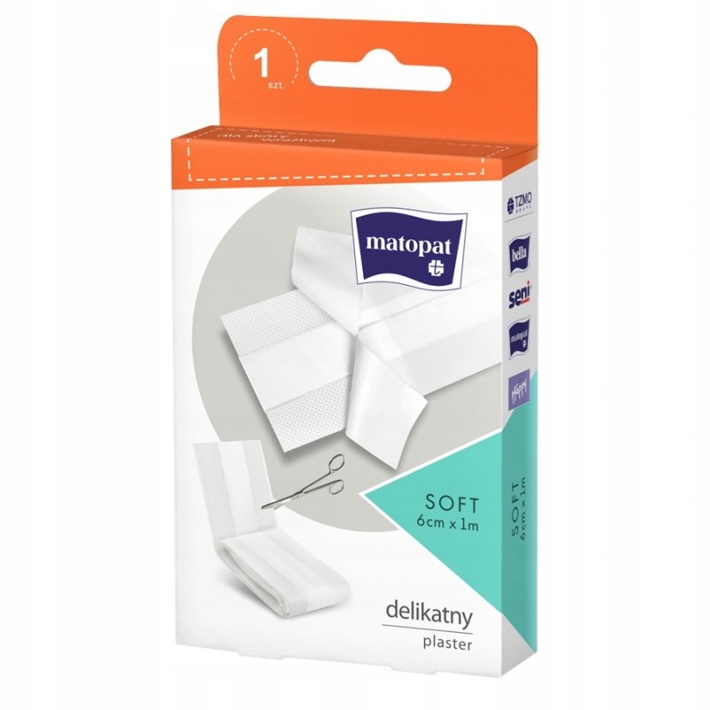 

Plaster opatrunkowy do cięcia włókninowy 1m x 6cm