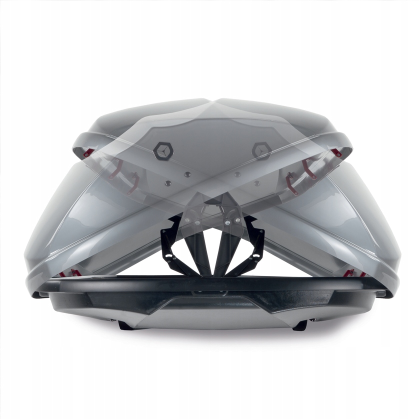 BOX DACHOWY BAGAŻNIK DACHOWY Inter Pack Virgo L czarny metalik 550 litrów Pojemność 550 l