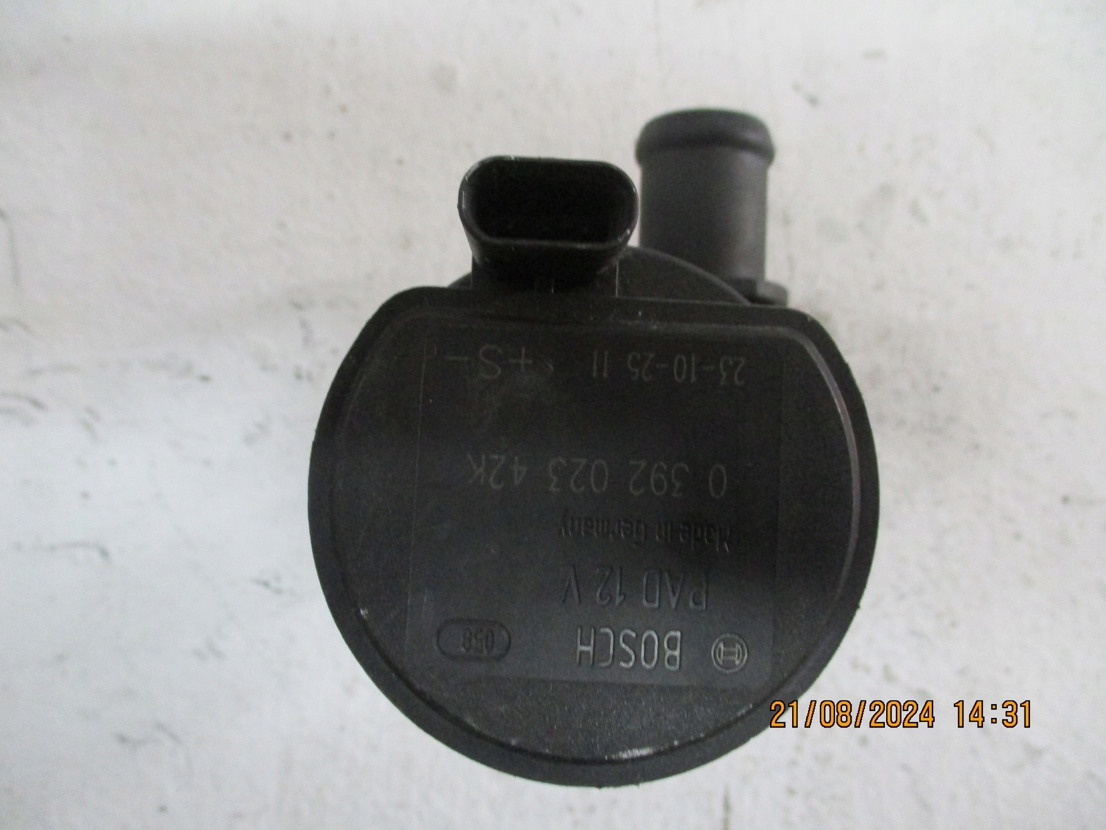 water pump supplementary JAGUAR 039202342K