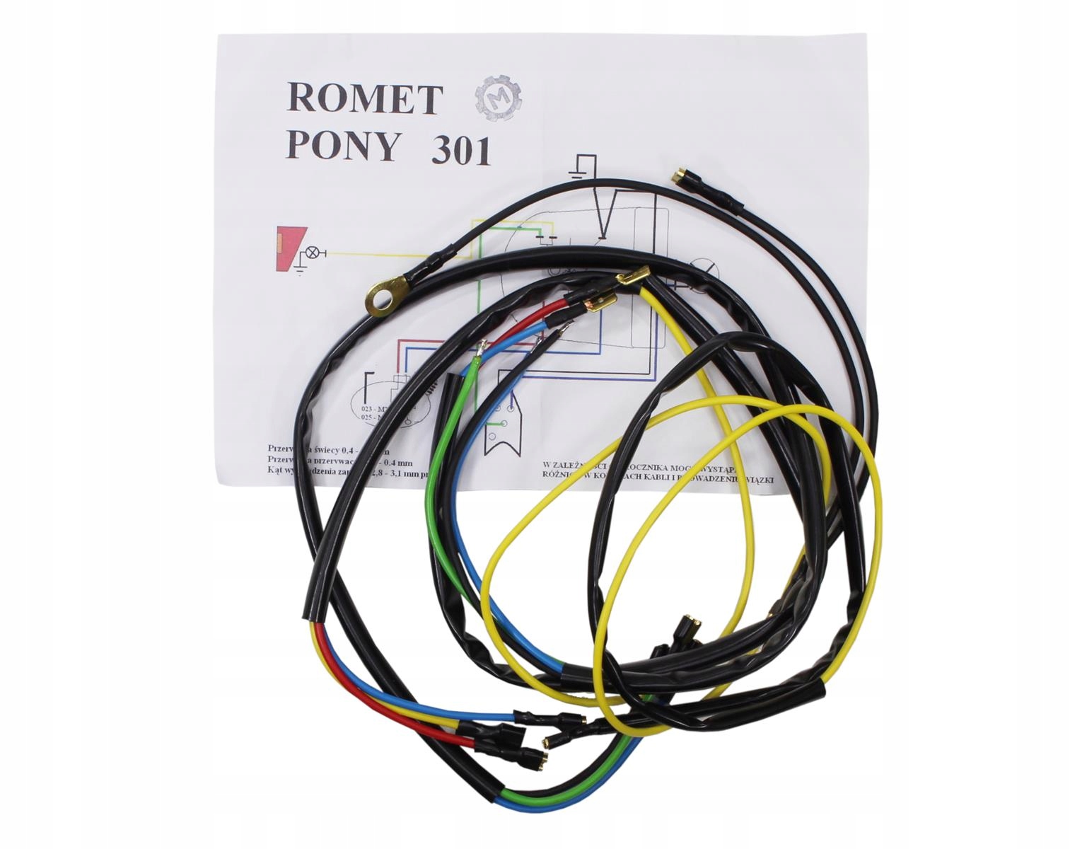 INSTALACJA ELEKTRYCZNA MOTORYNKA PONY 301 ML