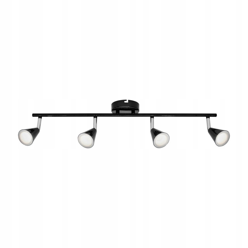 Led bodová stropná lampa 4 body čierna