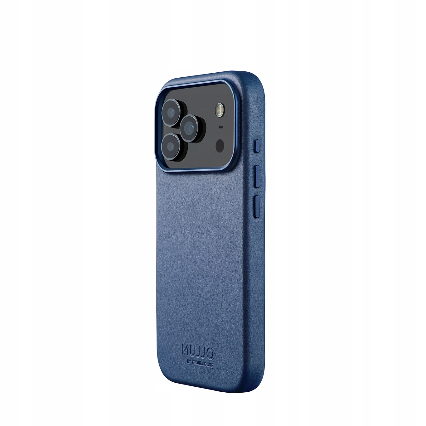Mujjo iPhone 17 Pro Kožené puzdro MagSafe Leather Case Monaco Blue