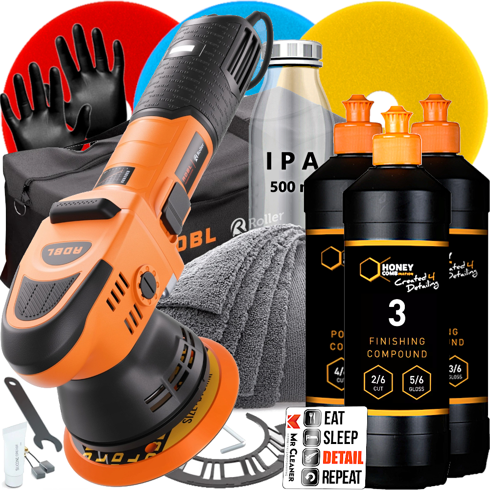 ADBL ROLLER D09125-02 POLERSKA MASZYNA POLERSKA DO AUTA ZESTAW XL