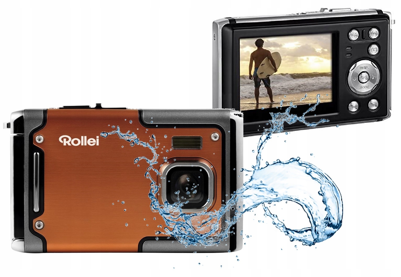 Aparat Cyfrowy Wodoodporny Sportowy Full Hd LCD Akumulator Retro Prosty