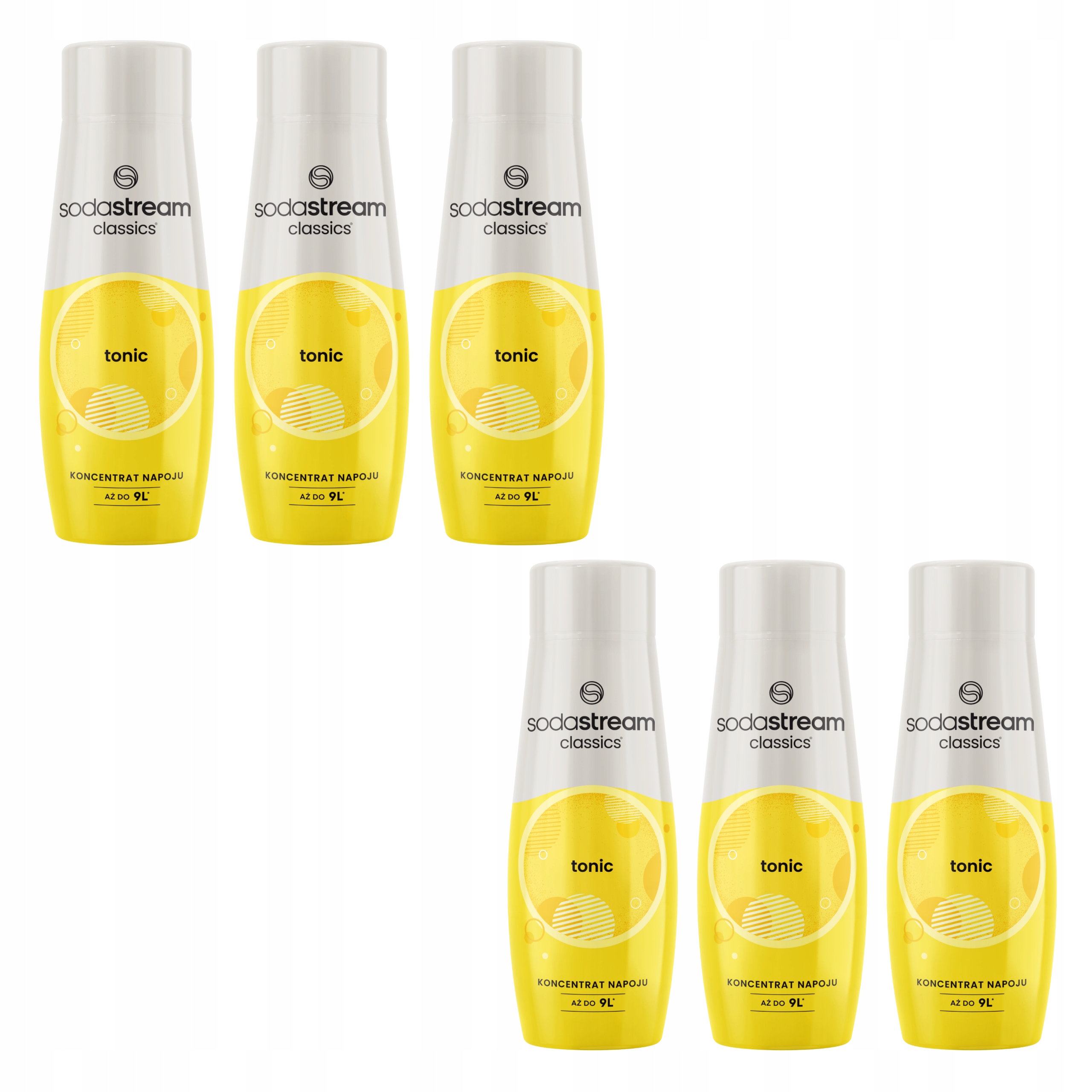 Levně 6x Tonic SodaStream Sirup do saturátoru Koncentrát Tonikum do vody 440 ml